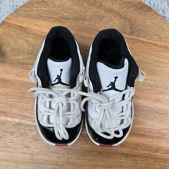 Jordan 11 Retro Low Concord Bred TD Casual Daily Sneaker Kids 6c 505836-160 - Picture 5 of 12